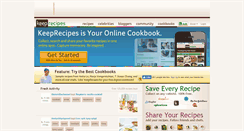 Desktop Screenshot of keeprecipes.com